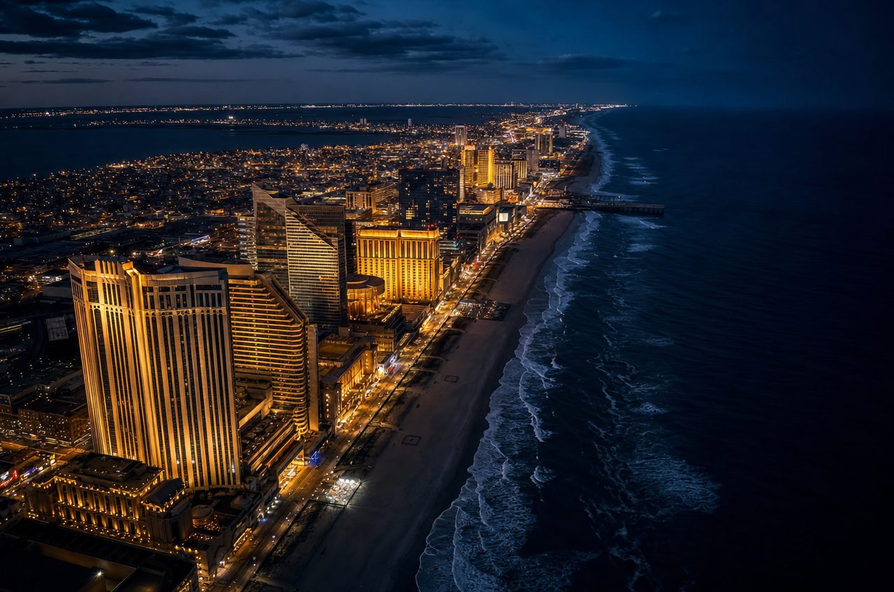 New Jersey casino directory — aerial view