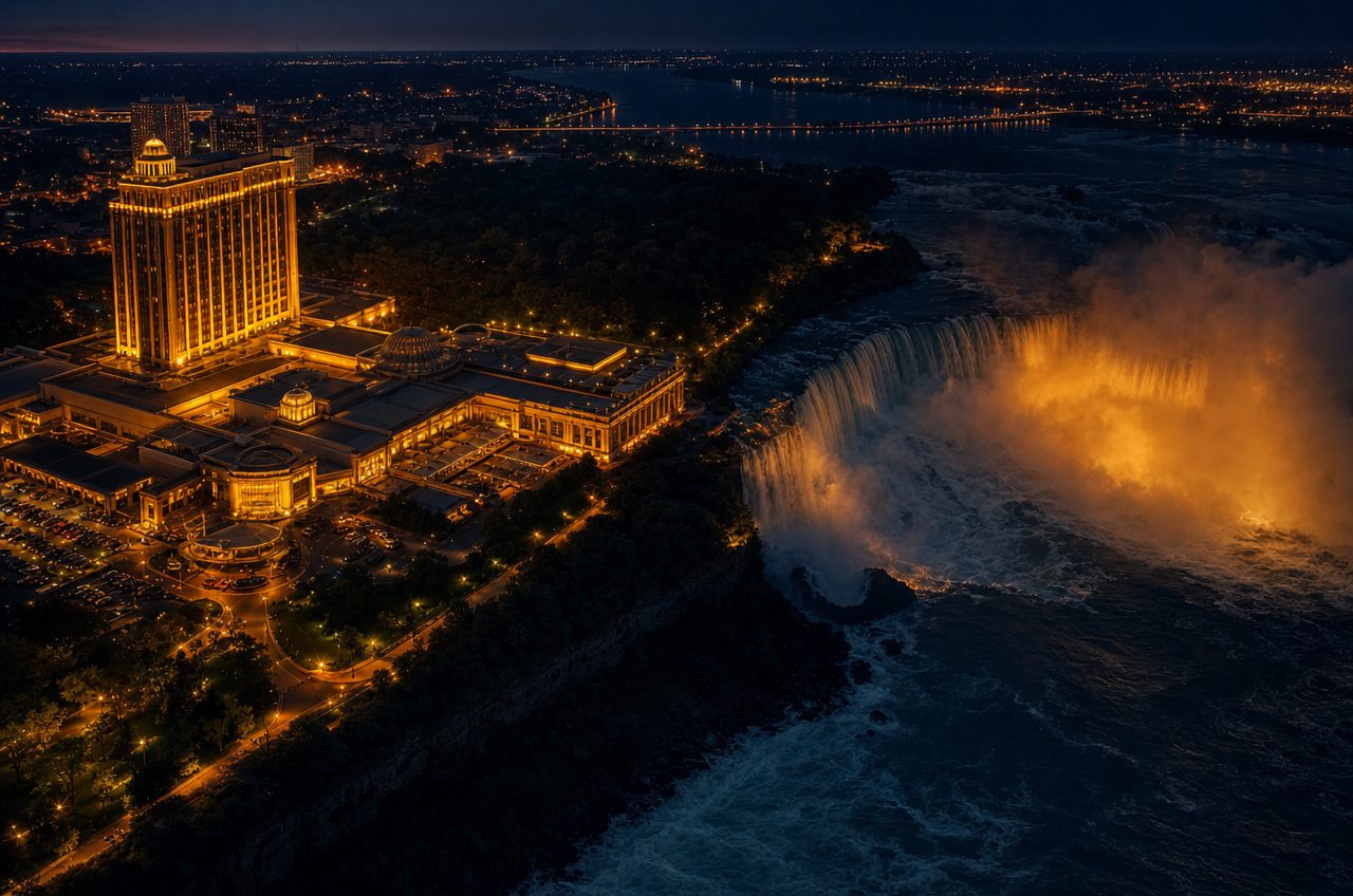 New York casino directory — aerial view