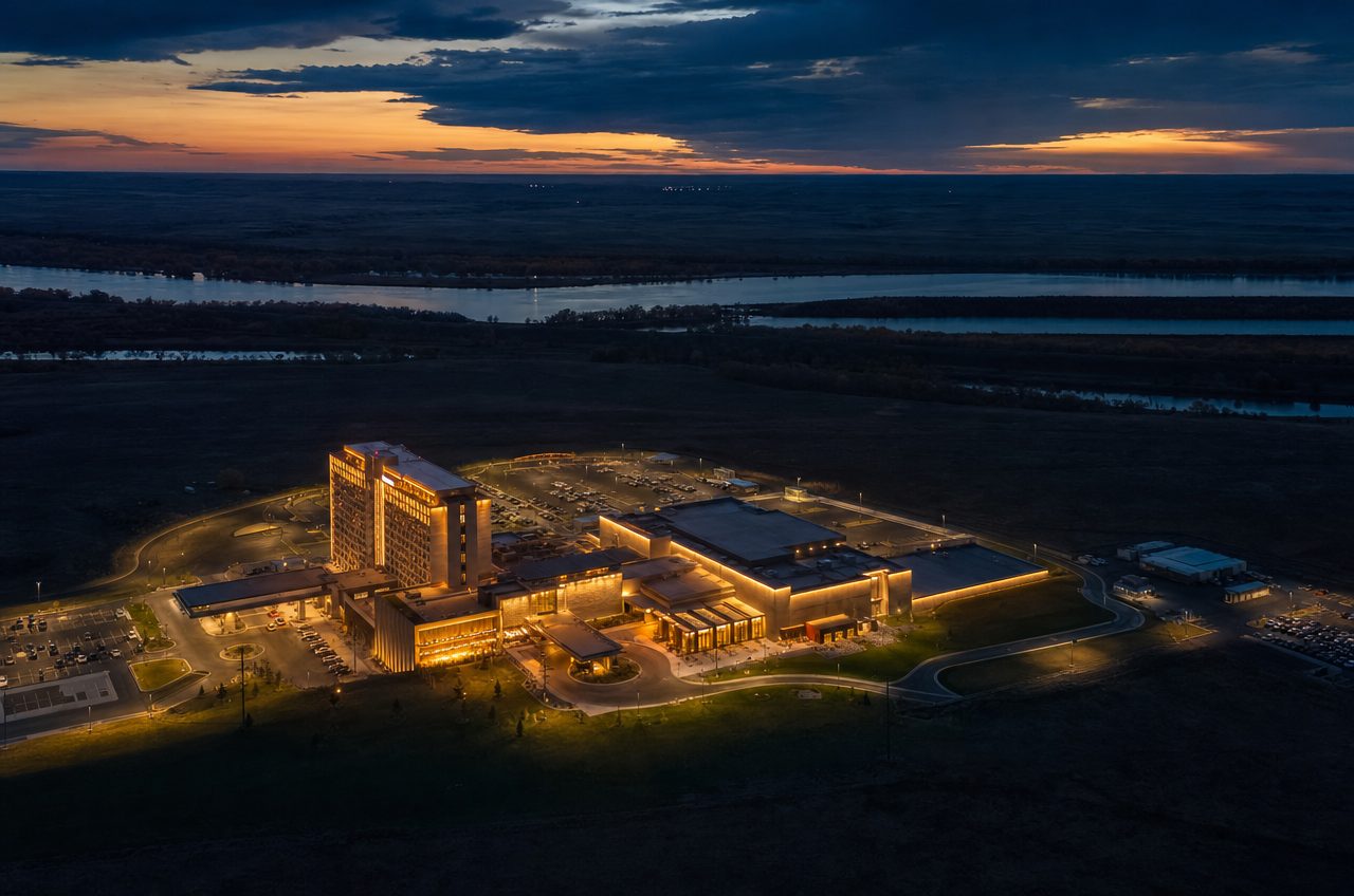 North Dakota casino directory — aerial view