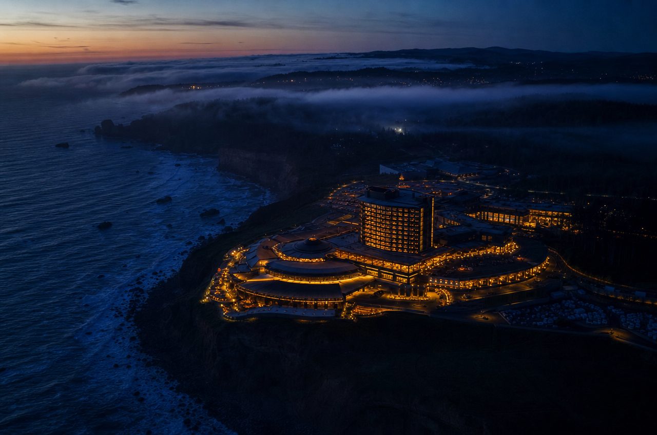 Oregon casino directory — aerial view
